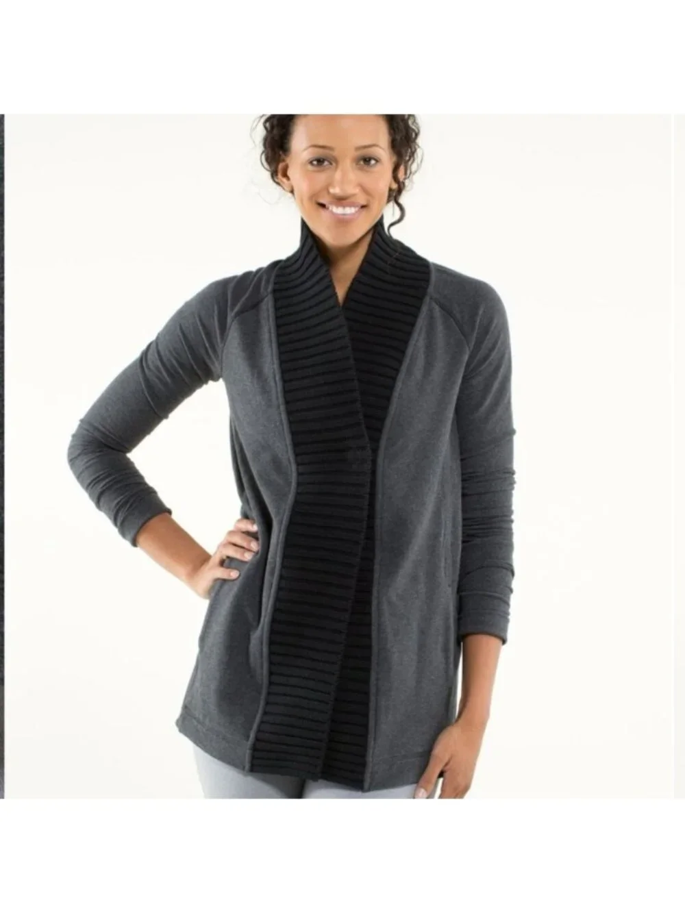 Lululemon Bliss Break Wrap Heathered Black / Black / Black
